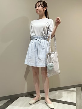 「アイテム（ルームウェア）」を使った、gelato piqueさん（レディース・158cm）の夏コーディネート