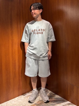 「アイテム（ルームウェア/パジャマ）」を使った、gelato piqueさん（メンズ・163cm）の夏コーディネート