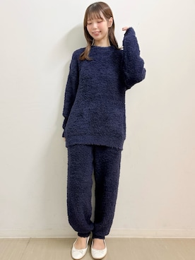 「アイテム（ルームウェア）」を使った、gelato piqueさん（レディース・161cm）の秋コーディネート