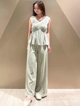 「アイテム（ルームウェア/パジャマ）」を使った、gelato piqueさん（レディース・150cm）の秋コーディネート