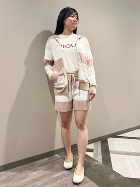 「アイテム（ルームウェア/パジャマ）」を使った、gelato piqueさん（レディース・165cm）の夏コーディネート
