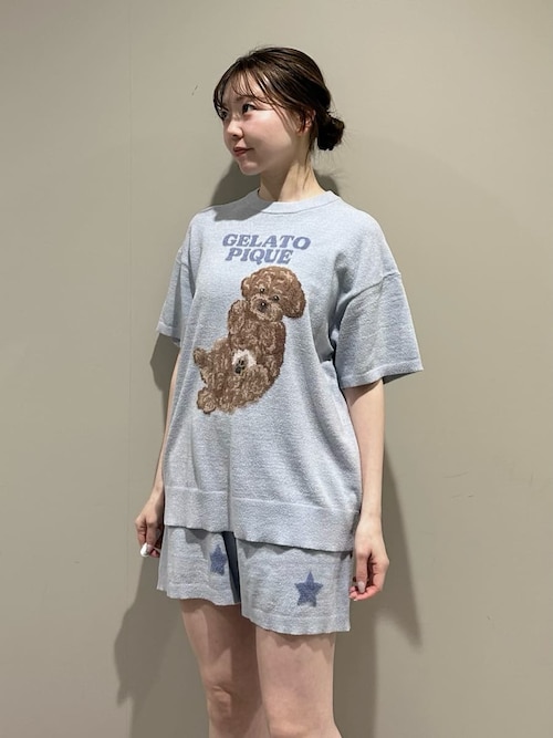 ONLINE限定】ドッグジャガードプルオーバー&ショートパンツセット