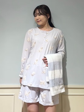 「アイテム（ブランケット）」を使った、gelato piqueさん（レディース・158cm）の夏コーディネート