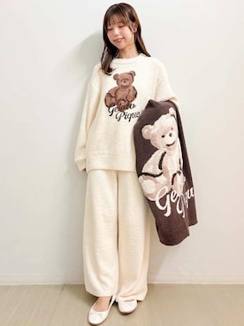 「アイテム（ブランケット）」を使った、gelato piqueさん（レディース・161cm）の秋コーディネート