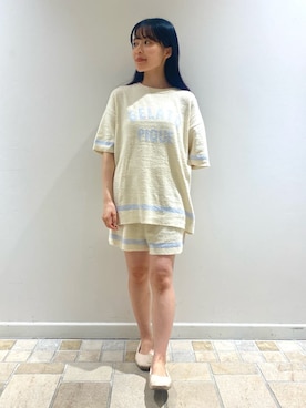 「アイテム（ルームウェア/パジャマ）」を使った、gelato piqueさん（レディース・146cm）の秋コーディネート