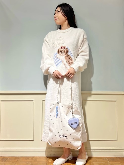 シーズ―ジャガードワンピース（ルームウェア/パジャマ）｜gelato pique