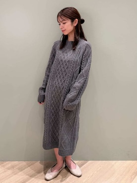 「アイテム（ルームウェア）」を使った、gelato piqueさん（レディース・156cm）の冬コーディネート