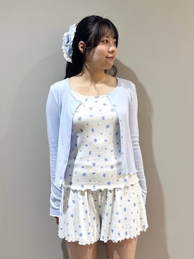 「アイテム（ルームウェア）」を使った、gelato piqueさん（レディース・165cm）の夏コーディネート