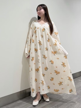 「アイテム（ルームウェア、オレンジ系）」を使った、gelato piqueさん（レディース・158cm）の夏コーディネート