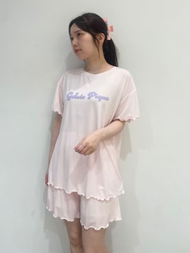 「アイテム（ルームウェア）」を使った、gelato piqueさん（レディース・158cm）の夏コーディネート