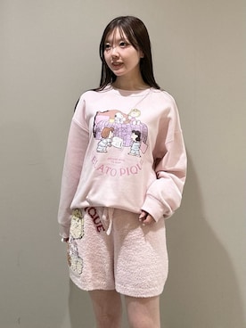 「アイテム（ルームウェア）」を使った、gelato piqueさん（レディース・158cm）の秋コーディネート