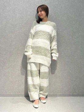 「アイテム（ルームウェア）」を使った、gelato piqueさん（レディース・156cm）の秋コーディネート