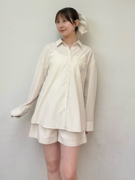 「アイテム（ルームウェア）」を使った、gelato piqueさん（レディース・165cm）の夏コーディネート