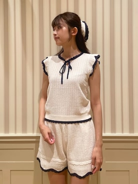 「アイテム（ルームウェア）」を使った、gelato piqueさん（レディース・160cm）の夏コーディネート