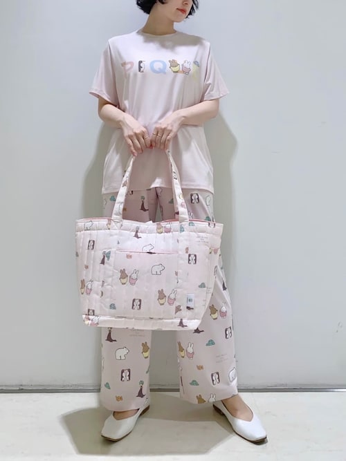 Dick Bruna】【接触冷感】総柄ロングパンツ（ルームウェア