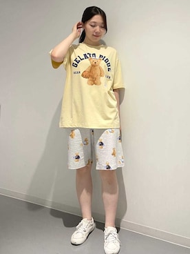 「アイテム（ルームウェア）」を使った、gelato piqueさん（レディース・162cm）の夏コーディネート