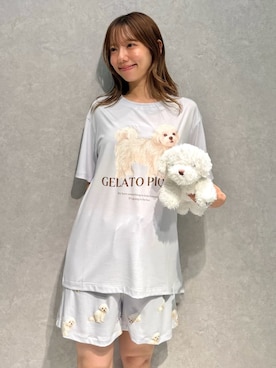 「アイテム（雑貨/ホビー、ホワイト系）」を使った、gelato piqueさん（レディース・156cm）の夏コーディネート