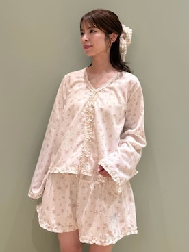 「アイテム（ルームウェア）」を使った、gelato piqueさん（レディース・156cm）の夏コーディネート
