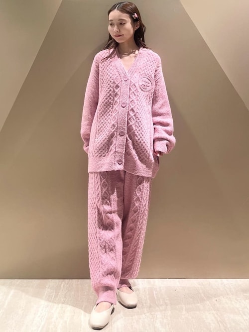 Valentine】アランカーディガン（ルームウェア/パジャマ）｜gelato