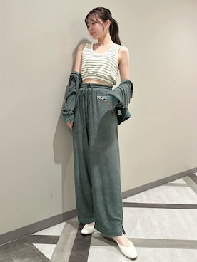 「アイテム（ルームウェア）」を使った、gelato piqueさん（レディース・158cm）の春コーディネート