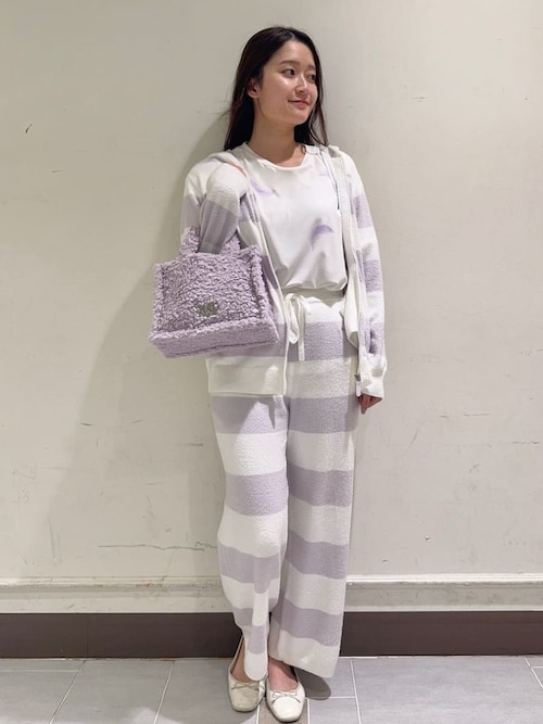 スムーズィー2ボーダーパーカ（ルームウェア/パジャマ）｜gelato