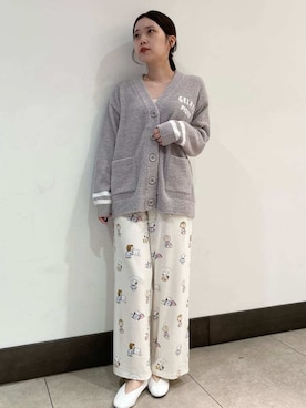 「アイテム（ルームウェア/パジャマ）」を使った、gelato piqueさん（レディース・158cm）の秋コーディネート