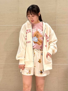 「アイテム（ルームウェア）」を使った、gelato piqueさん（レディース・158cm）の夏コーディネート