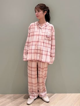 「アイテム（ルームウェア/パジャマ）」を使った、gelato piqueさん（レディース・156cm）の秋コーディネート
