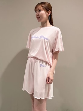 「アイテム（ルームウェア）」を使った、gelato piqueさん（レディース・158cm）の夏コーディネート