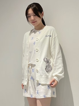「アイテム（ルームウェア）」を使った、gelato piqueさん（レディース・162cm）の夏コーディネート