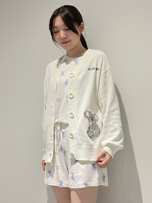 コアラジャガードカーディガン（ルームウェア/パジャマ