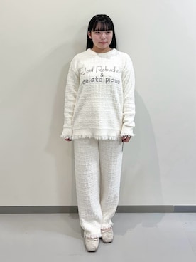 「アイテム（ルームウェア/パジャマ）」を使った、gelato piqueさん（レディース・155cm）の秋コーディネート