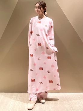 「アイテム（ルームウェア/パジャマ）」を使った、gelato piqueさん（レディース・150cm）の冬コーディネート