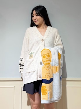 「アイテム（ブランケット）」を使った、gelato piqueさん（レディース・158cm）の夏コーディネート