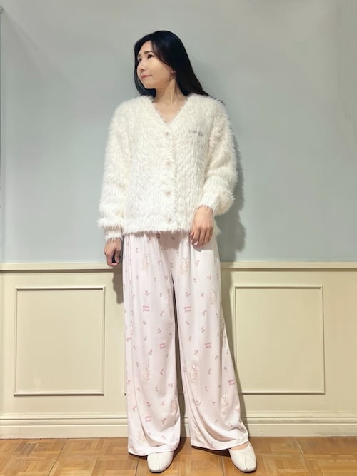 セール】フェザーカーディガン（ルームウェア/パジャマ）｜gelato