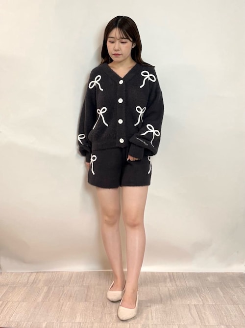 リボンフェザーショートパンツ（ルームウェア/パジャマ）｜gelato