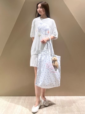 「アイテム（キーケース/キーアクセサリー、グリーン系）」を使った、gelato piqueさん（レディース・150cm）の秋コーディネート