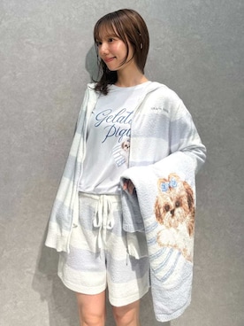 「アイテム（ブランケット）」を使った、gelato piqueさん（レディース・156cm）の秋コーディネート