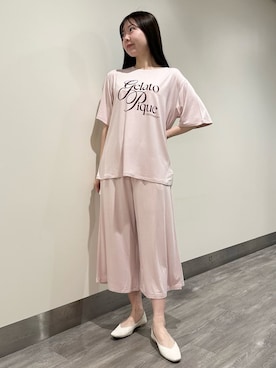 「アイテム（ルームウェア）」を使った、gelato piqueさん（レディース・158cm）の春コーディネート