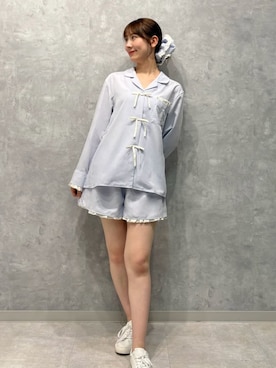 「アイテム（ルームウェア）」を使った、gelato piqueさん（レディース・165cm）の夏コーディネート