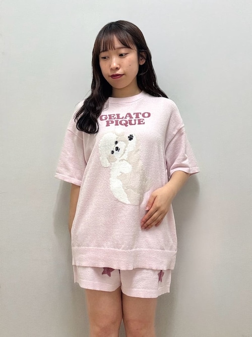 ONLINE限定】ドッグジャガードプルオーバー&ショートパンツセット