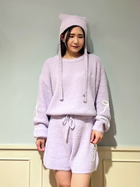 「アイテム（ルームウェア/パジャマ）」を使った、gelato piqueさん（レディース・158cm）の秋コーディネート