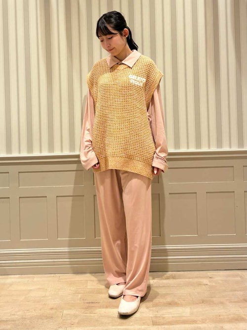 セール】【HOMME】レーヨンカレッジロゴシャツ（ルームウェア/パジャマ