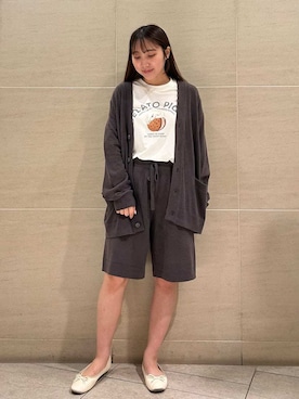 「アイテム（ルームウェア）」を使った、gelato piqueさん（レディース・158cm）の夏コーディネート