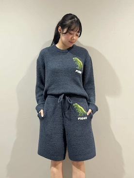 「アイテム（ルームウェア）」を使った、gelato piqueさん（レディース・165cm）の秋コーディネート