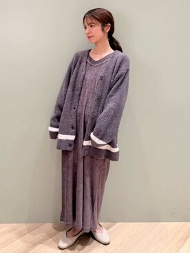 「アイテム（ルームウェア/パジャマ）」を使った、gelato piqueさん（レディース・156cm）の冬コーディネート