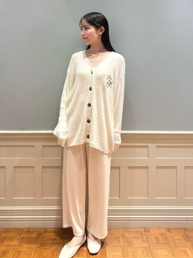 「アイテム（ルームウェア/パジャマ）」を使った、gelato piqueさん（レディース・161cm）の秋コーディネート