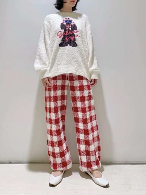 スカーフDOG ジャガードプルオーバー（ルームウェア/パジャマ