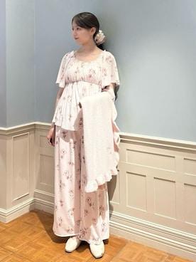 「アイテム（ルームウェア）」を使った、gelato piqueさん（レディース・161cm）の春コーディネート