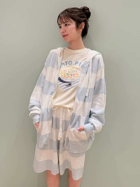 「アイテム（ルームウェア/パジャマ）」を使った、gelato piqueさん（レディース・156cm）の冬コーディネート